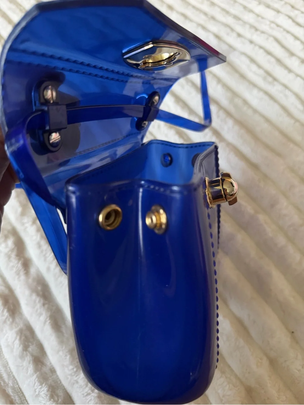 Classic Top-Handle Women's Bag in Deep Blue